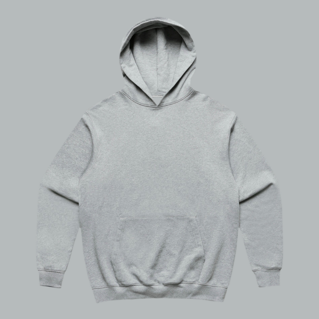 Heavyweight hoodie - grey marle