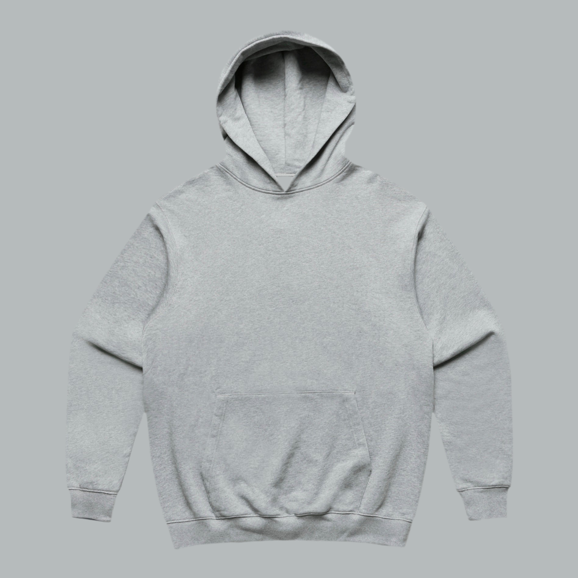Heavyweight hoodie - grey marle
