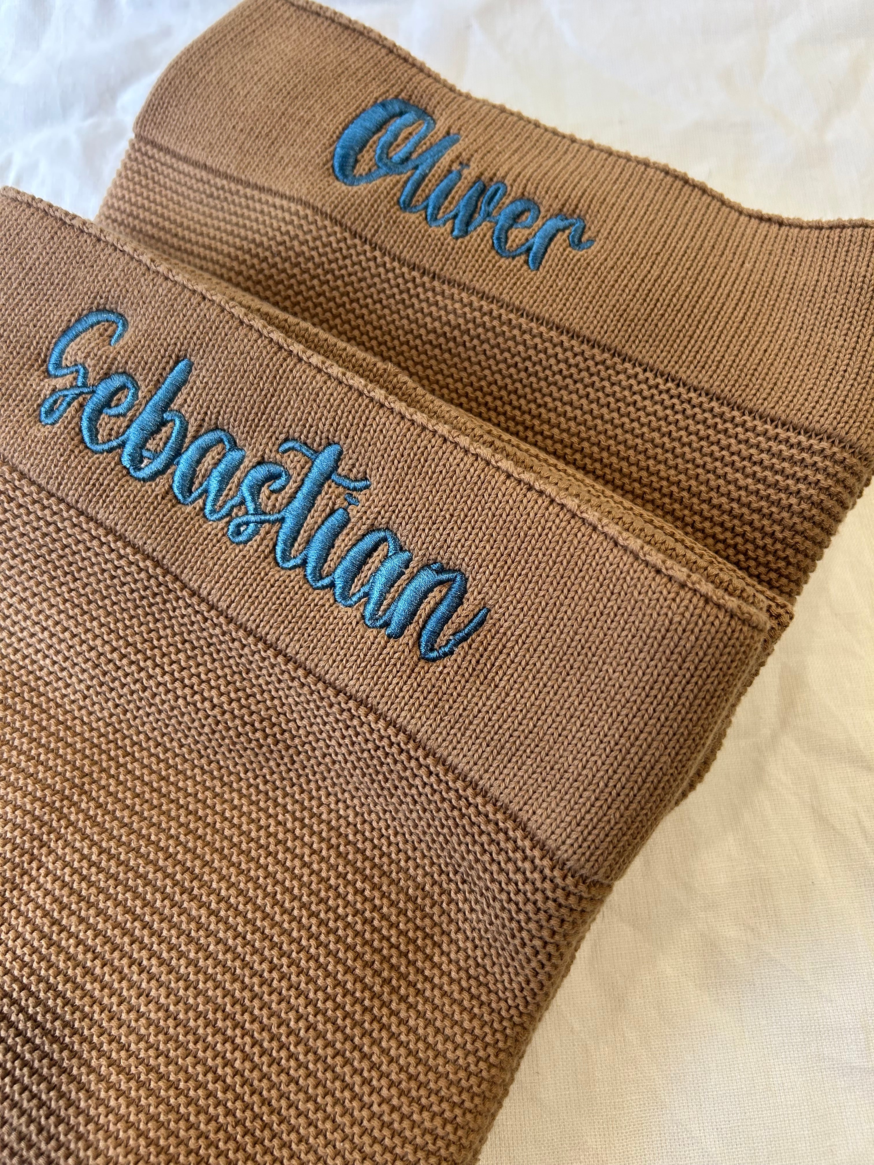 100% cotton baby blankets - embroidered