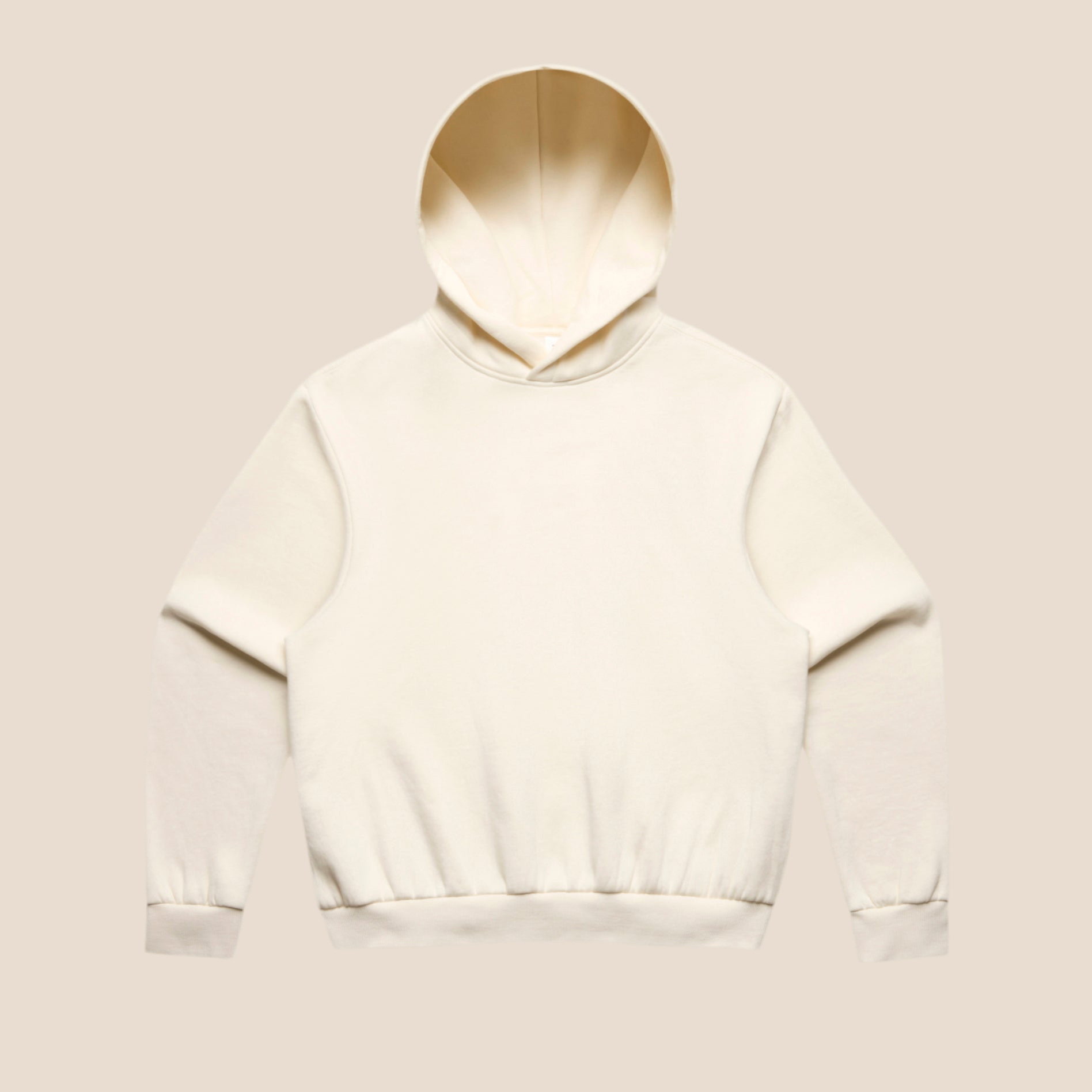 Box fit hoodie - ecru