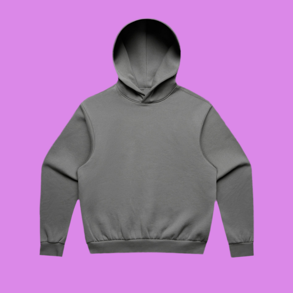 Box fit hoodie - shadow