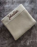 100% cotton baby blankets - embroidered