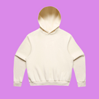 Box fit hoodie - ecru