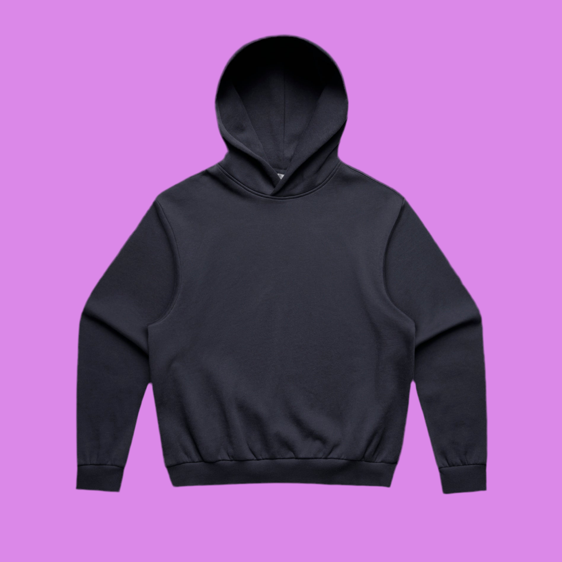 Box fit hoodie - ink blue