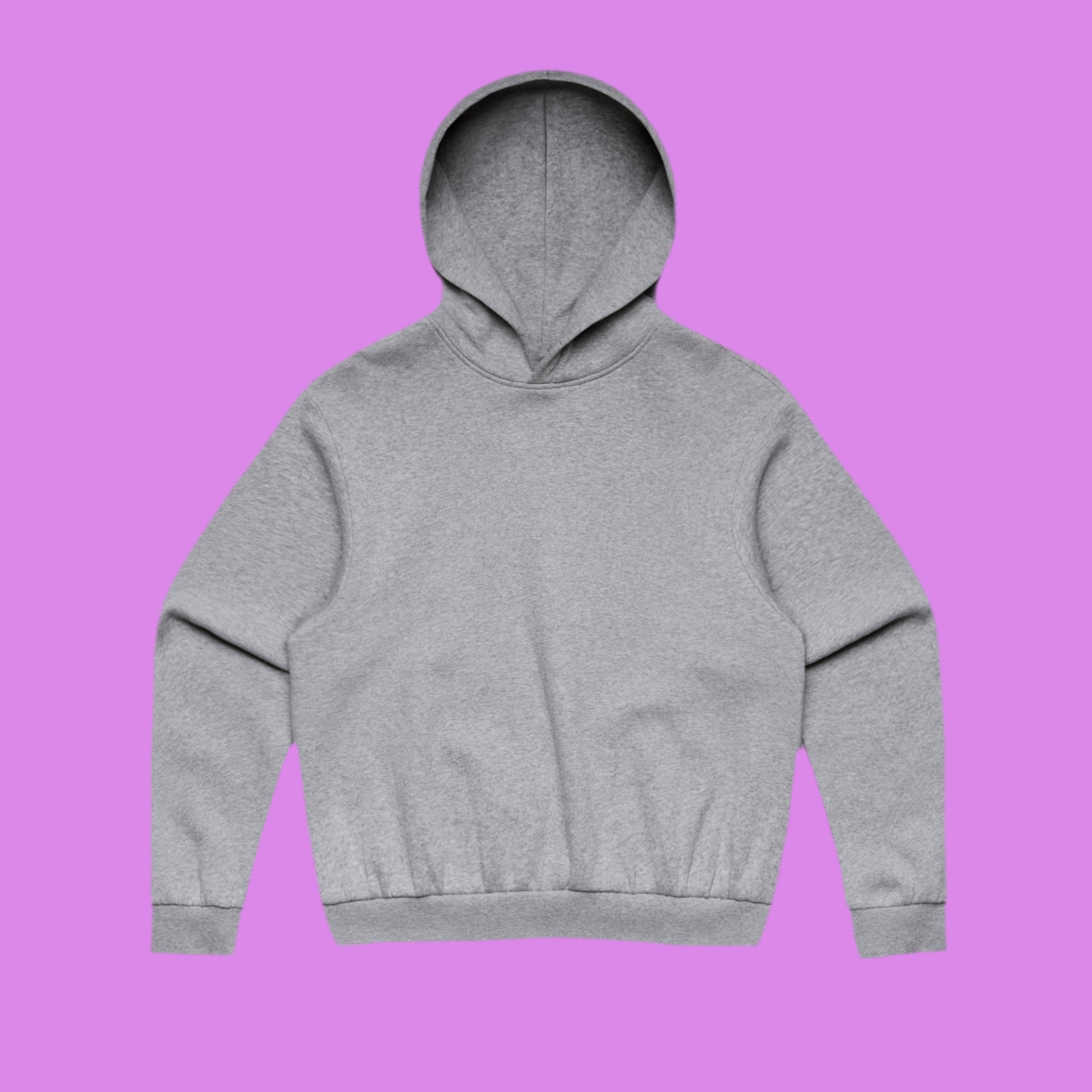 Box fit hoodie - grey marle