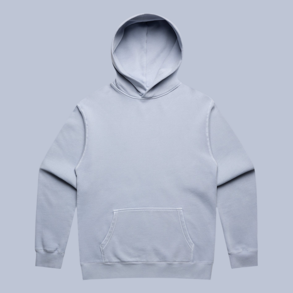 Relaxed mid weight hoodie - light blue
