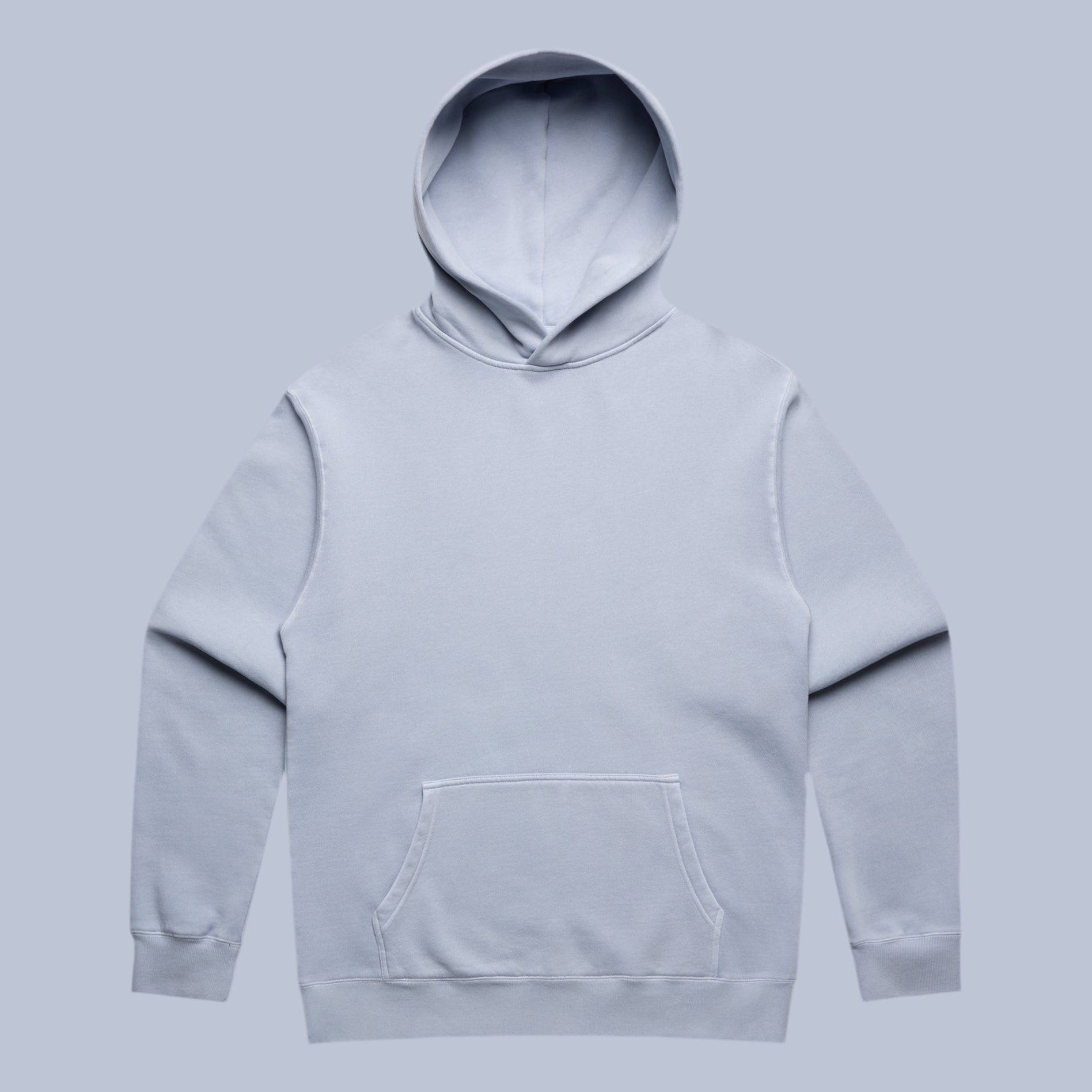 Relaxed mid weight hoodie - light blue