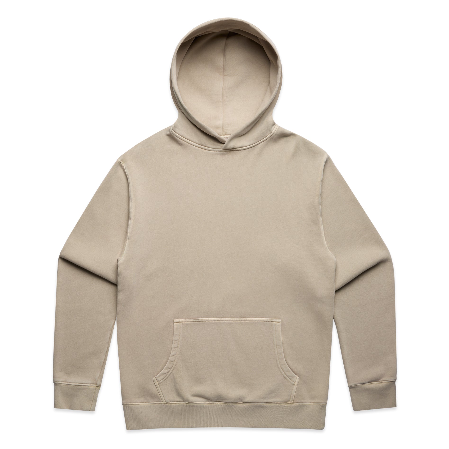 Relaxed mid weight hoodie - taupe