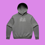Photo Line Art - Box Fit Hoodie