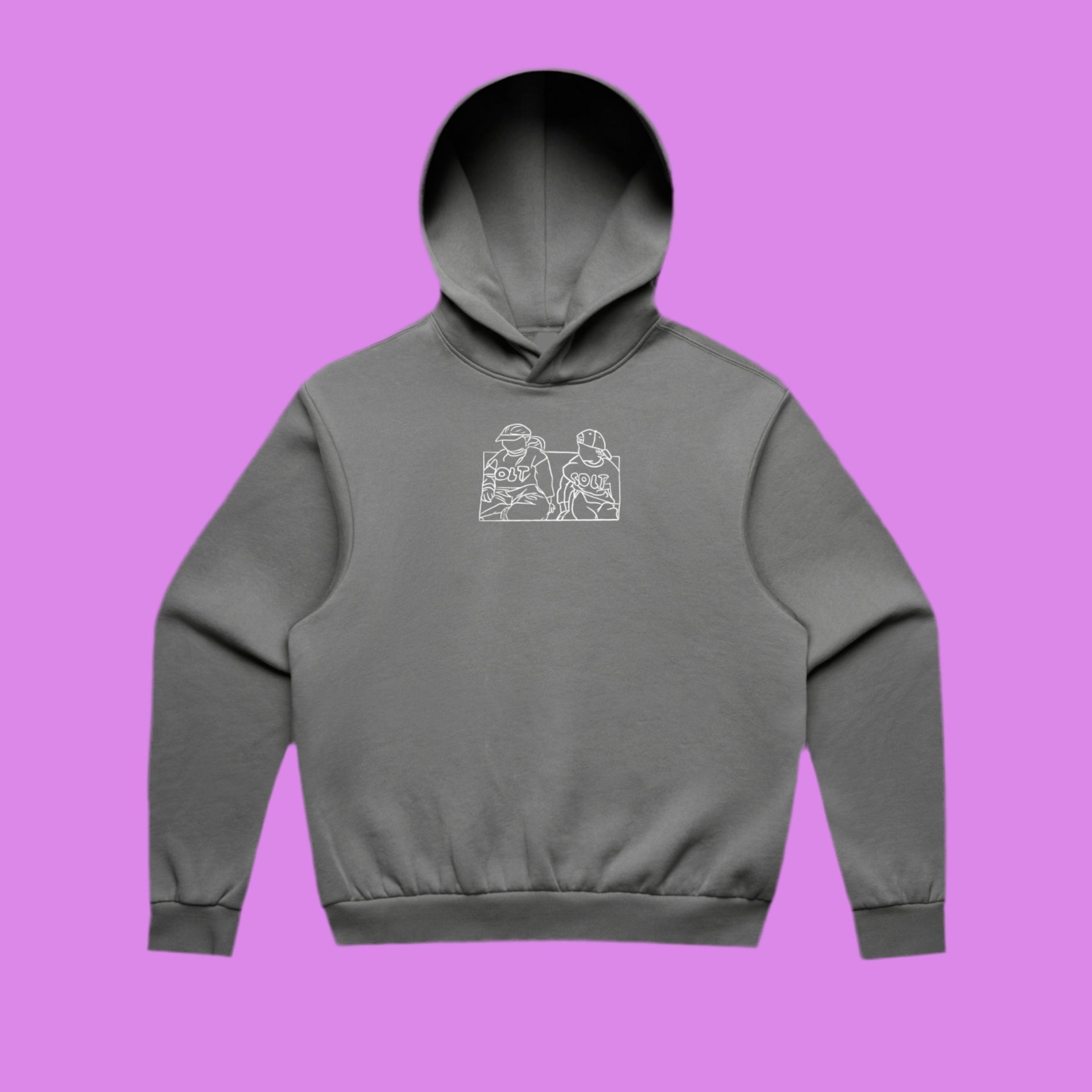 Photo Line Art - Box Fit Hoodie