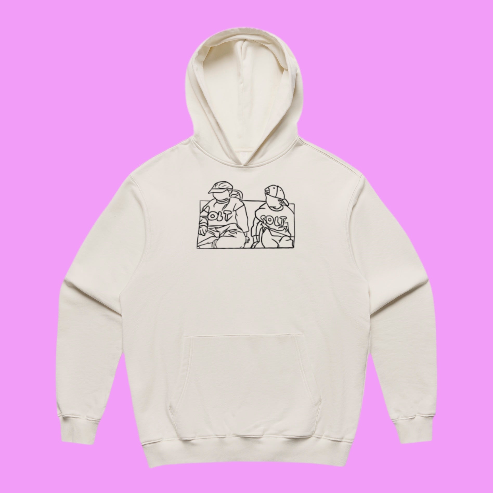 Photo Line Art - Heavyweight Hoodie