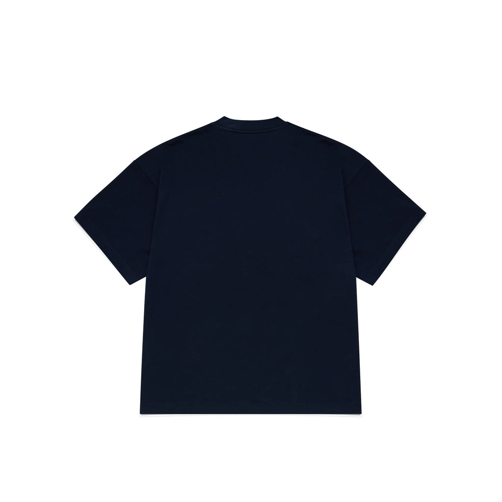 HEAVY BOX TEE - NAVY