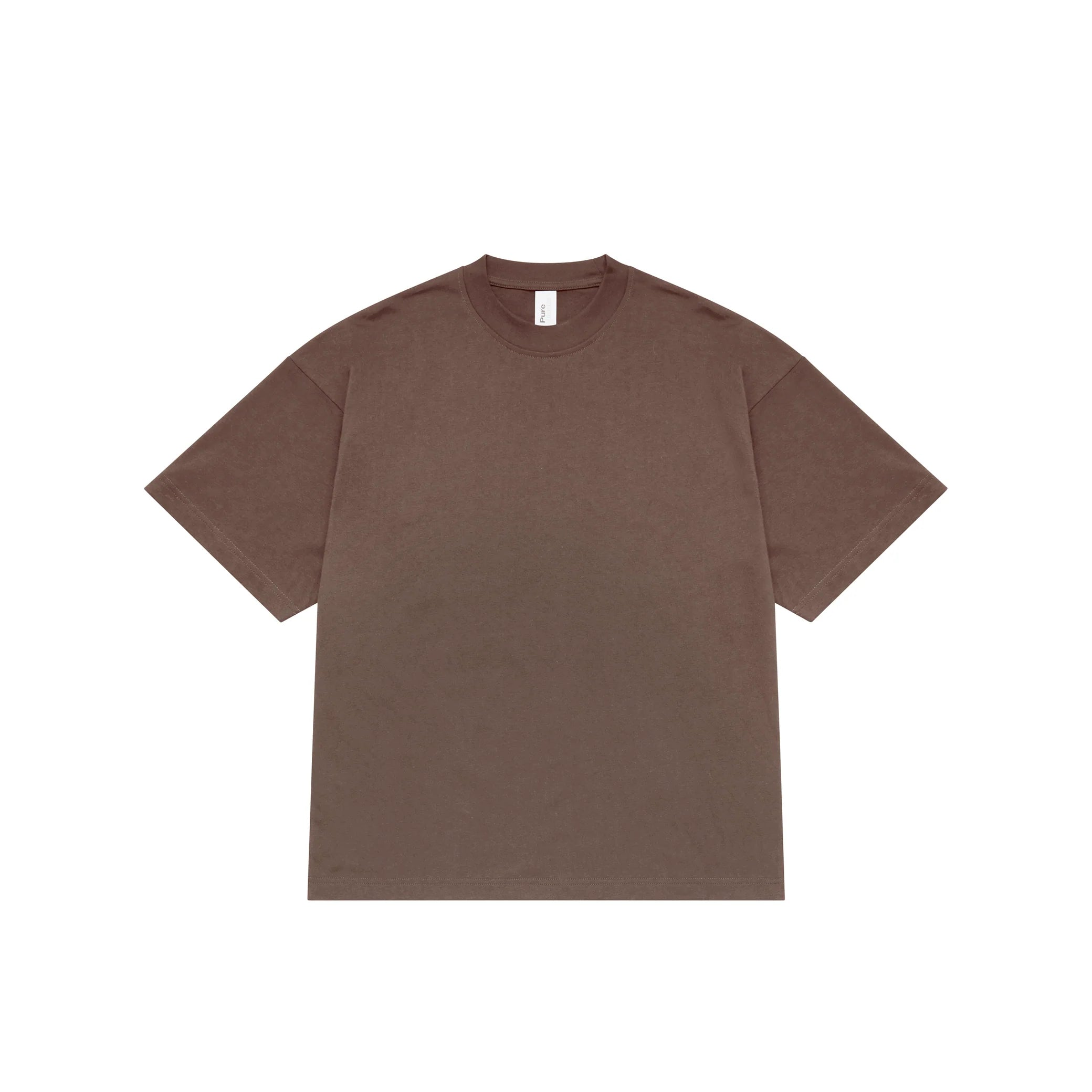 HEAVY BOX TEE - BROWN