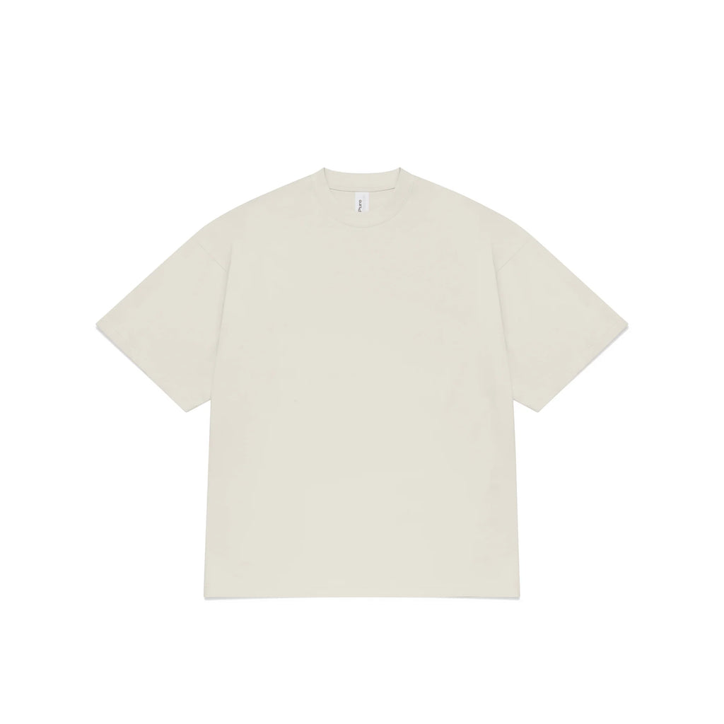 HEAVY BOX TEE - BONE