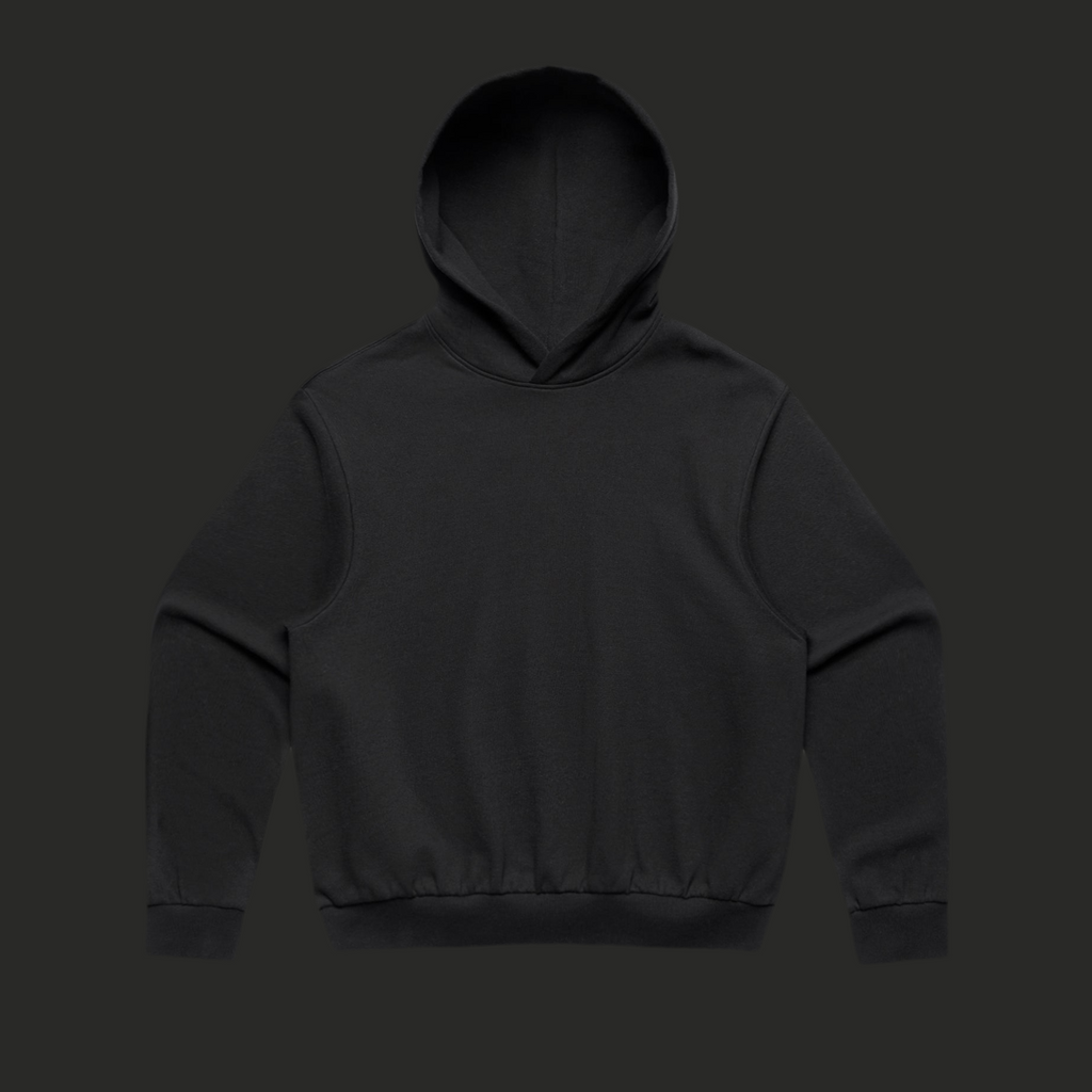 $99 LOGO - Box fit hoodie / shorter length no pockets