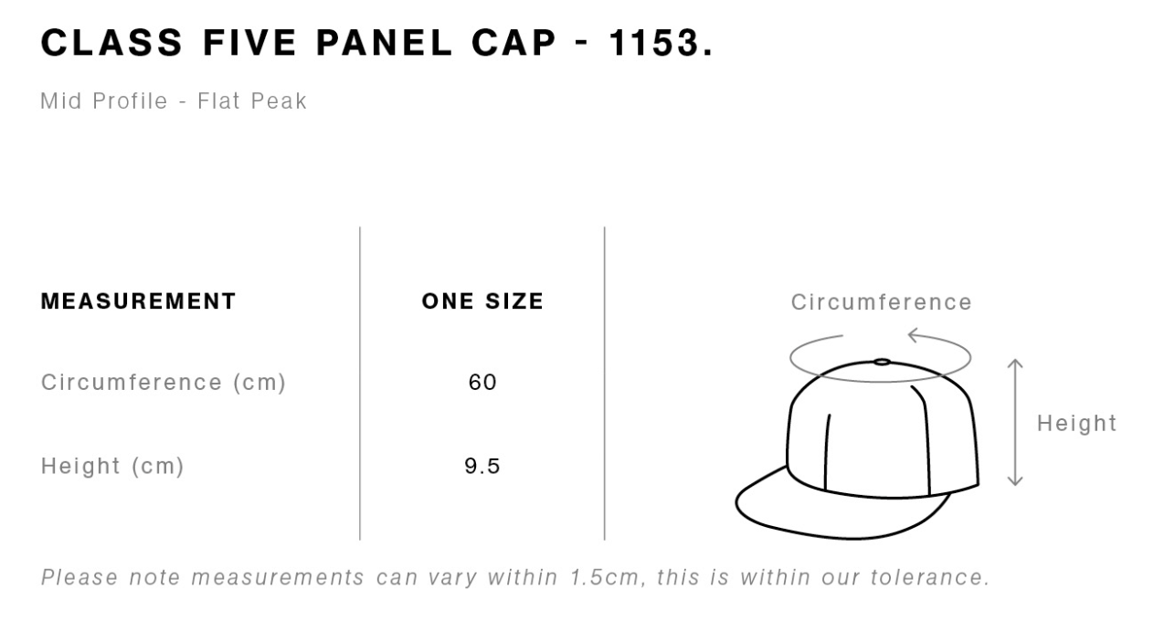 Class Five Panel Cap