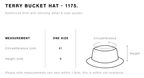 TERRY TOWEL BUCKET HAT