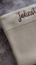 100% cotton baby blankets - embroidered